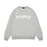 Purple Brand Sweatshirt Loose Crew Neck Sweater