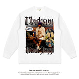 Nba Long Sleeve Shirt Long Sleeve T-shirt Loose All-Matching Men and Women