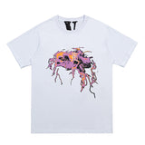 Vlone T Shirts Printed Loose Fashion Brand Men's and Women's T-shirt Short Sleeve