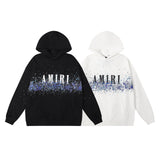 Amiri Hoodie AMI Star print hooded sweater for men and women