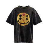 Mens Vintage T-Shirts SAINT MICHAEL CHO Short Sleeve Vintage Wash Casual