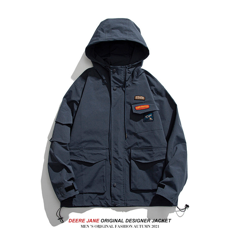 Men Jacket Men's Spring and Autumn Loose