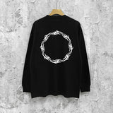 Purple Brand Long Sleeve T-Shirt Fashion Loose Long Sleeve Top