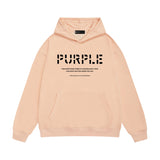 Purple Brand Hoodie Fashion Loose Hooded Sweater