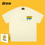 Drew T Shirts Cotton Short-Sleeved Printed T-shirt