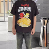 Men Vintage T-Shirts Gluttonous Demon Banana