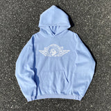 Mens Vintage T-Shirts printed fleece hooded sweater vintage