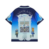Casablanca Shirts And Shorts 2 Pieces Set Summer Short Shirt Shorts