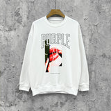 Purple Brand Sweatshirt Loose Crew Neck Sweater