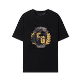 Fog Essentials T Shirts FOG Vintage Wheat Ear Print Crew Neck Short Sleeve