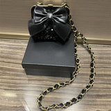 Chh Chrome Heart Leather Bag Chain Crossbody