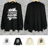 Purple Brand Long Sleeve T-Shirt Fashion Loose Long Sleeve Top