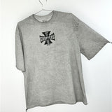 Mens Vintage T-Shirts Saint West Coast Washing Old Short Sleeves