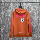 CHH Chrome Heart Hoodie Chrome Hearts Autumn/Winter Croix blue matty graffiti embroidered sweater
