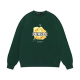 Purple Brand Sweatshirt Loose Crew Neck Sweater