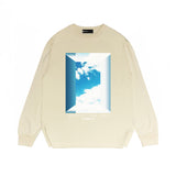 Purple Brand Long Sleeve T-Shirt Fashion Loose Long Sleeve Top