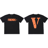 Vlone T Shirts Short Sleeve Men's and Women's T-shirt