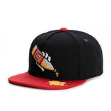 Trendy flat brimmed hat spring and summer breathable sunshade