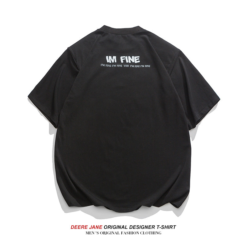 Men's T-Shirts Summer Couple's Short-Sleeved T-shirt Men's Loose Casual