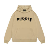 Purple Brand Hoodie Fashion Loose Hooded Sweater