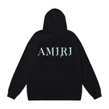 Amiri Hoodie AMI Sweater Bone Stick Hooded Sweater Men and Women