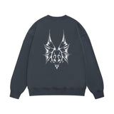 Purple Brand Sweatshirt Loose Crew Neck Sweater