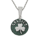 NBA Team Pendants Hip Hop Celtic Ball
