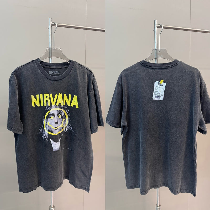 Men Vintage T-Shirts "Nirvana" Saint Michael Tee