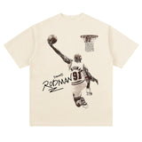 Nba Long Sleeve Shirt Male and Female Trendy Brand Cotton Loose