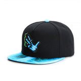 Trendy flat brimmed hat shade
