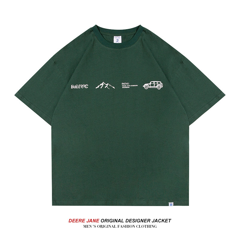 Men T-Shirts Summer Short-Sleeved T-shirt Men Loose Casual Half Sleeves