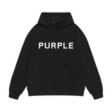 Purple Brand Hoodie Fashion Loose Hooded Sweater