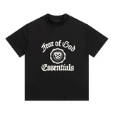 Fog Essentials T Shirts Spring/Summer FOG Letter Print Crew Neck Short Sleeves