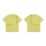 Gallery Dept T-Shirt Ink-splashing Tie-dye Alphabet Short Sleeve T-Shirt
