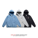 Men Cardigan Hoodie Spring Sweater Men's Spring and Autumn Loose Casual Jacket