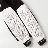Off White Jacket Spring Autumn OW Witch Group Towel Embroidered Baseball Jacket Jacket