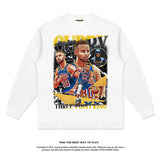 Nba Long Sleeve Shirt Men and Women Casual Loose