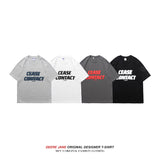 Men T-Shirts Short-Sleeved T-shirt Men's Trendy Couple Summer Half Sleeve Loose All-Matching