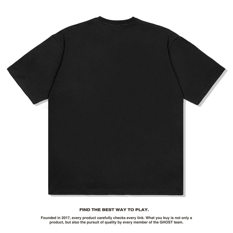 Nba T Shirt Printed Short-Sleeved T-shirt Hip Hop Washed Men and Women Fashion