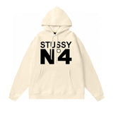 Stussy Hoodie Fall/Winter Fleece Hooded Sweater