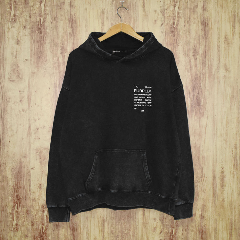 Purple Brand Distressed Hoodie Fashion Old Loose Hooded Sweater