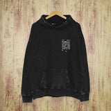 Purple Brand Distressed Hoodie Fashion Old Loose Hooded Sweater