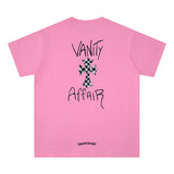 CHH Chrome Heart T Shirts Graffiti Cross Sanskrit Short Sleeve T-Shirt