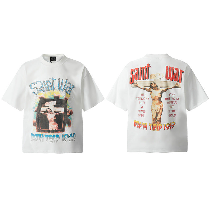 Men Vintage T-Shirts Saint Michael "Death Trip 1969"