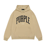 Purple Brand Hoodie Fashion Loose Hooded Sweater