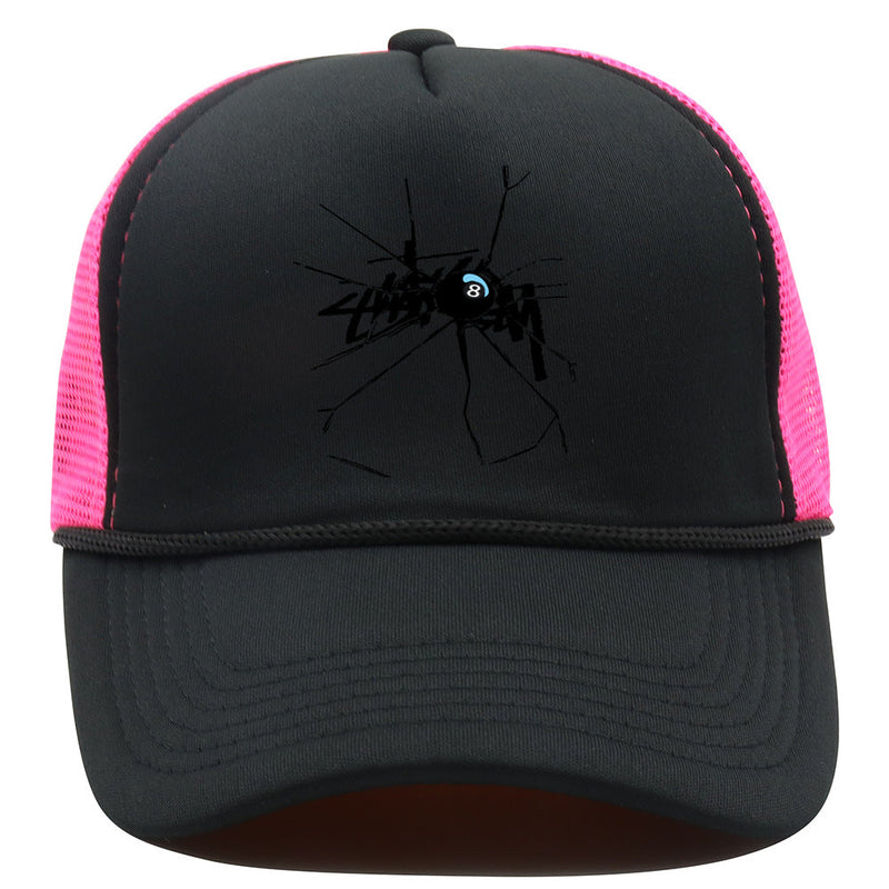 Stussy Hat Mesh Cap Couple Sun Hat Summer Print Baseball Cap Casual Sun Protection Cap