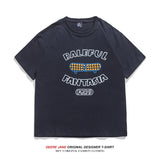 Men's T-Shirts Short-Sleeved T-shirt Men's Summer Pure Cotton Half-Sleeved Loose Casual
