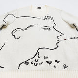 ERD Sweatshirt Crew Neck Pullover Sweater Leisure