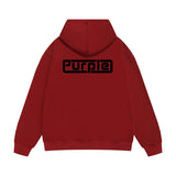Purple Brand Hoodie Fashion Loose Hooded Sweater