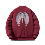 Mens Vintage Jackets Padded Jacket Embroidered Baseball Jacket Padded Jacket